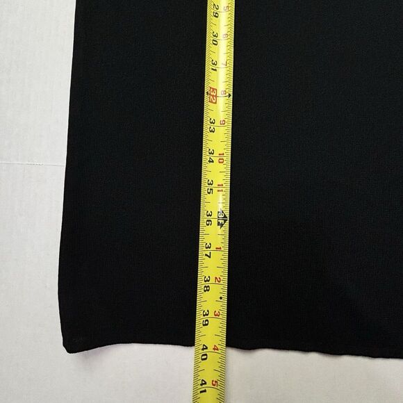 Misook Exclusively Pullover Tank Black Dress Large‎ Knit Sleeveless Sheath EUC - Picture 7 of 10